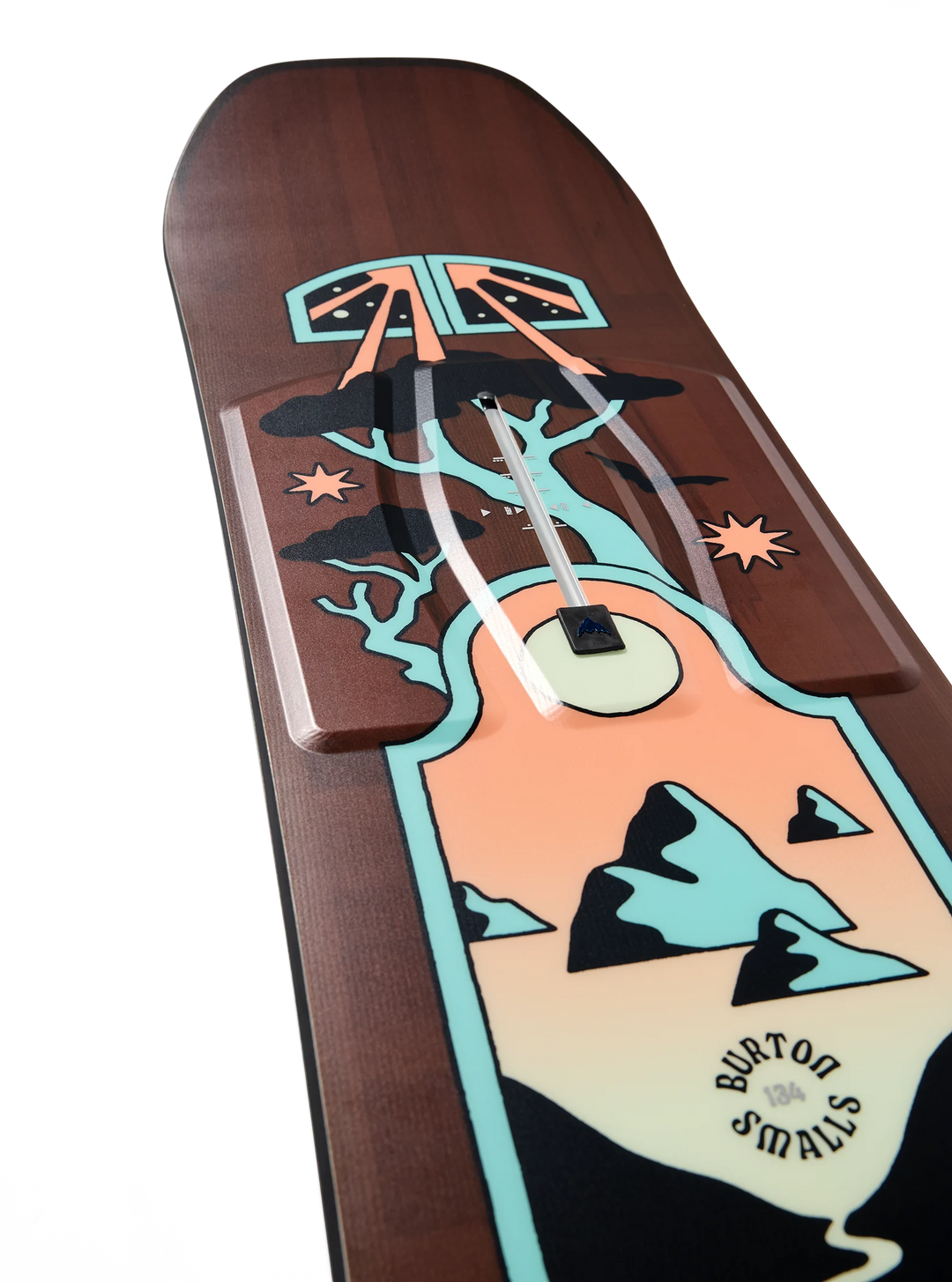 2027 Burton Smalls Brown / Blue Kids Snowboard - 134cm