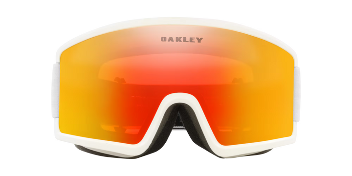 2027 Oakley Target Line M - Matte White W/ Fire Iridium