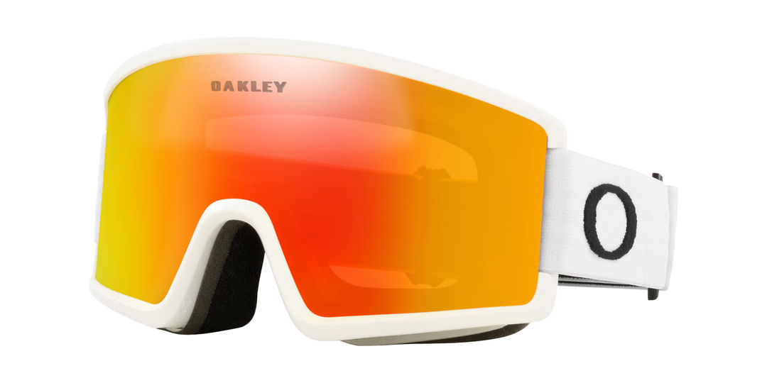 2027 Oakley Target Line M - Matte White W/ Fire Iridium