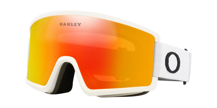 2027 Oakley Target Line M - Matte White W/ Fire Iridium