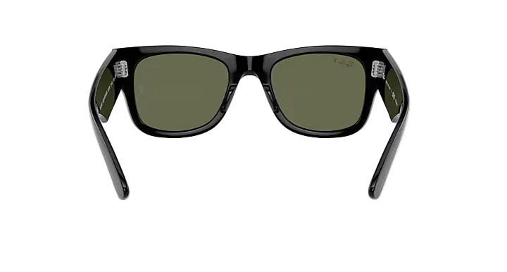 Ray-Ban Mega Wayfarer - Black w/ Green