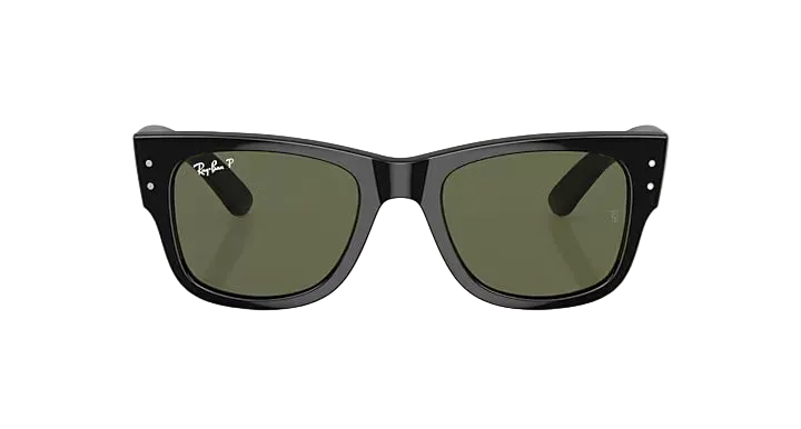 Ray-Ban Mega Wayfarer - Black w/ Green