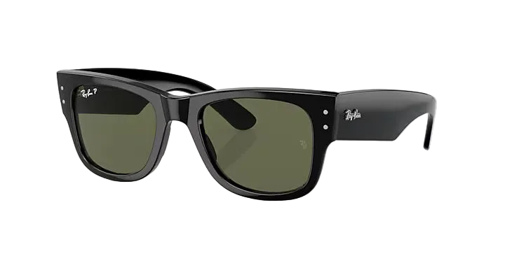 Ray-Ban Mega Wayfarer - Black w/ Green