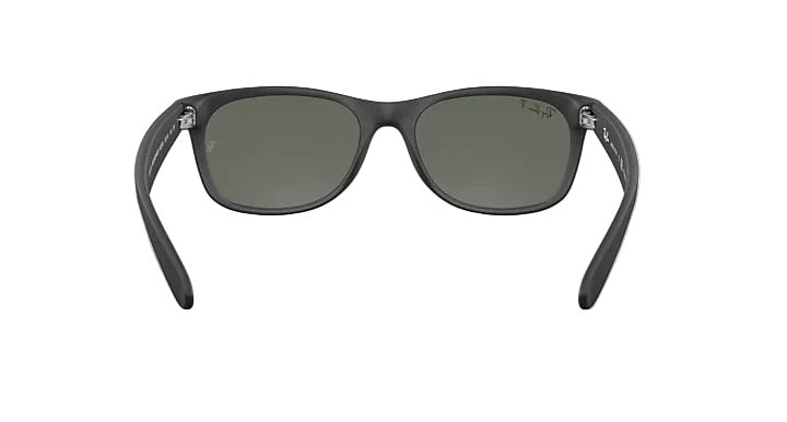 Ray-Ban New Wayfarer - Rubber Black w/ Polar Green