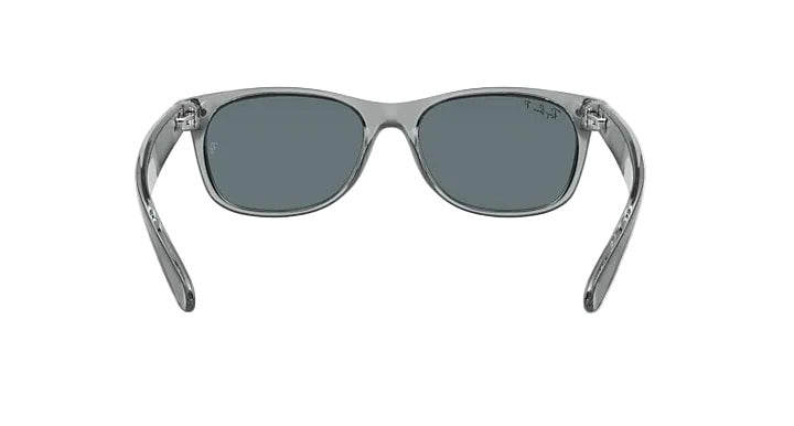Ray-Ban New Wayfarer - Transparent Grey w/ Dark Blue Polar
