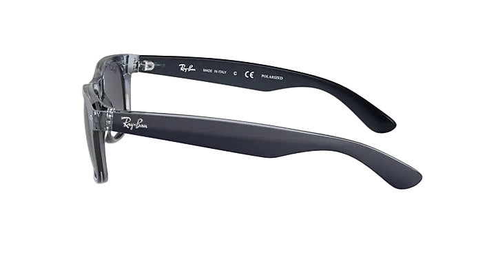 Ray-Ban New Wayfarer - Matte Blue On Transparent w/ Blue Gradient