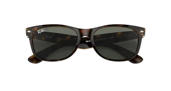 Ray-Ban New Wayfarer Classic - Tortoise w/ G-15 Green 58