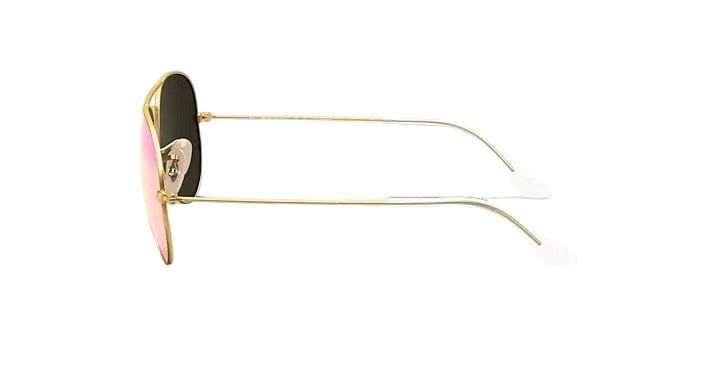 Ray-Ban Aviator Large Metal - Matte Arista w/ Brown Mirror Fuscia