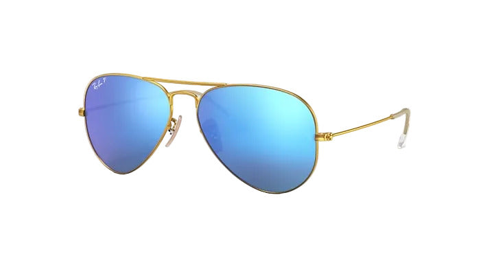 Ray-Ban Aviator Large Metal - Matte Arista w/ Blue