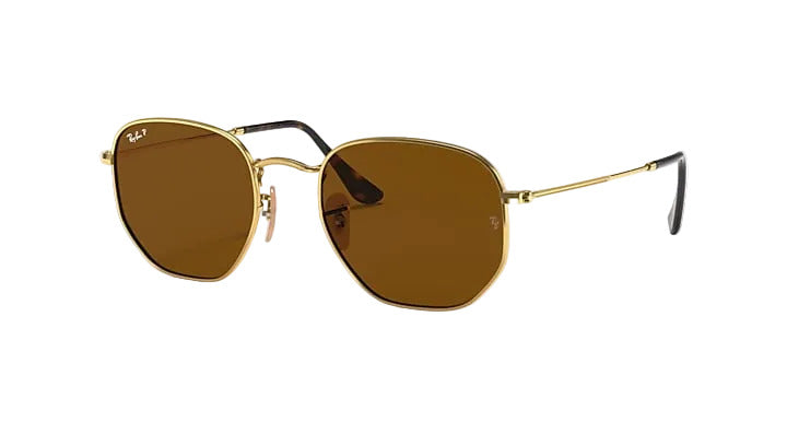 Ray-Ban Hexagonal - Arista w/ B-15 Brown