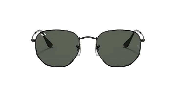 Ray-Ban Hexagonal - Black w/ G-15 Green