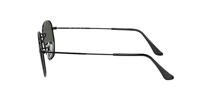 Ray-Ban Hexagonal - Black w/ G-15 Green