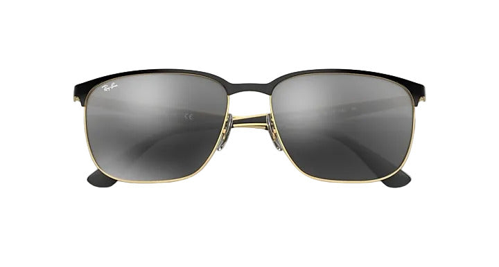Ray-Ban RB3569 - Black On Arista w/ Grey Mirror Silver Gradient