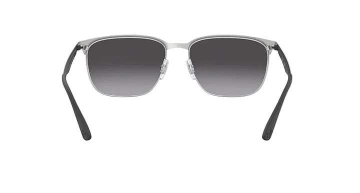 Ray-Ban RB3569 - Black On Silver w/ Light Grey Gradient Dark Grey