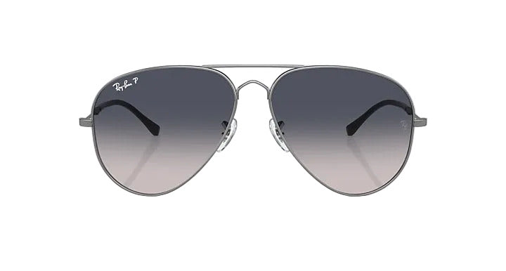 Ray-Ban Aviator Large Metal - Gunmetal w/ Blue Gradient