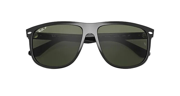Ray-Ban Boyfriend - Black w/ Dark Green Polar