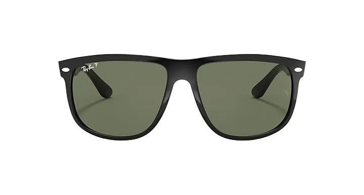 Ray-Ban Boyfriend - Black w/ Dark Green Polar