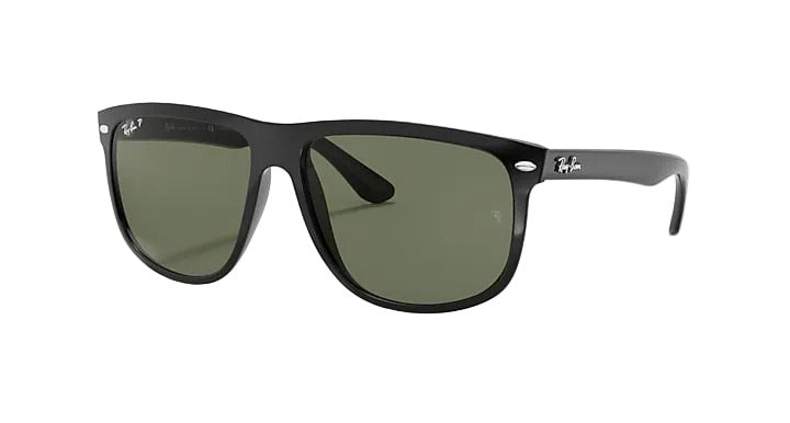 Ray-Ban Boyfriend - Black w/ Dark Green Polar
