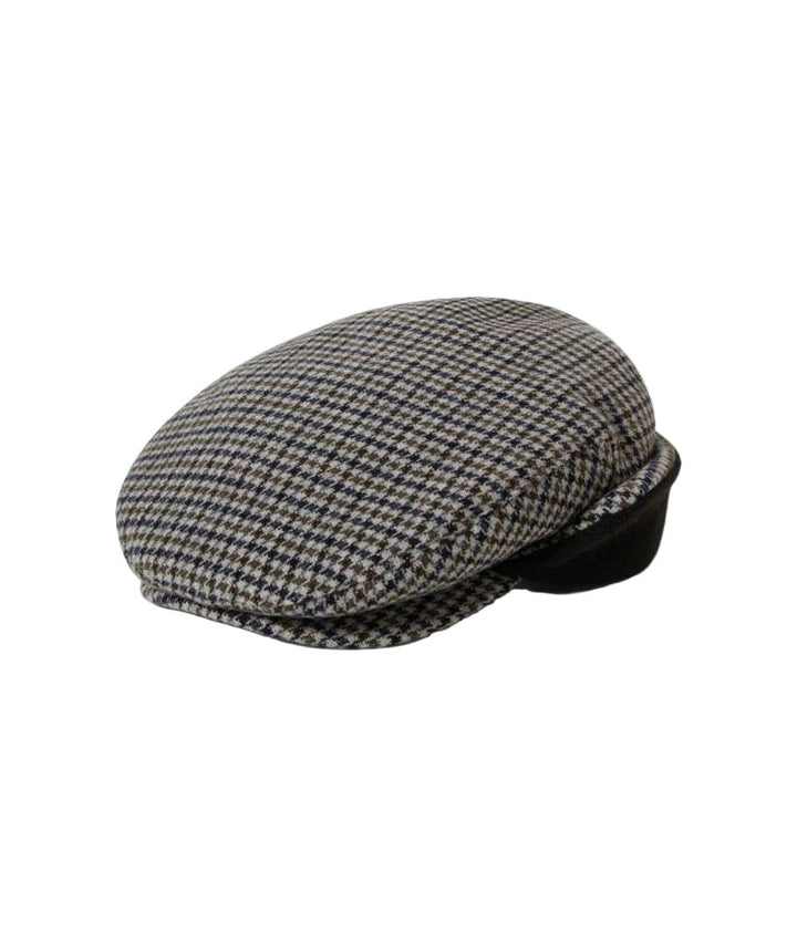 Brixton Hooligan Ear Flap Snap Hat  -Black / Grey / Charcoal