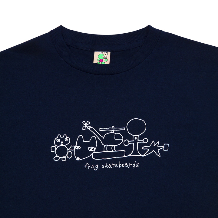 Frog Chopper Tee - Navy