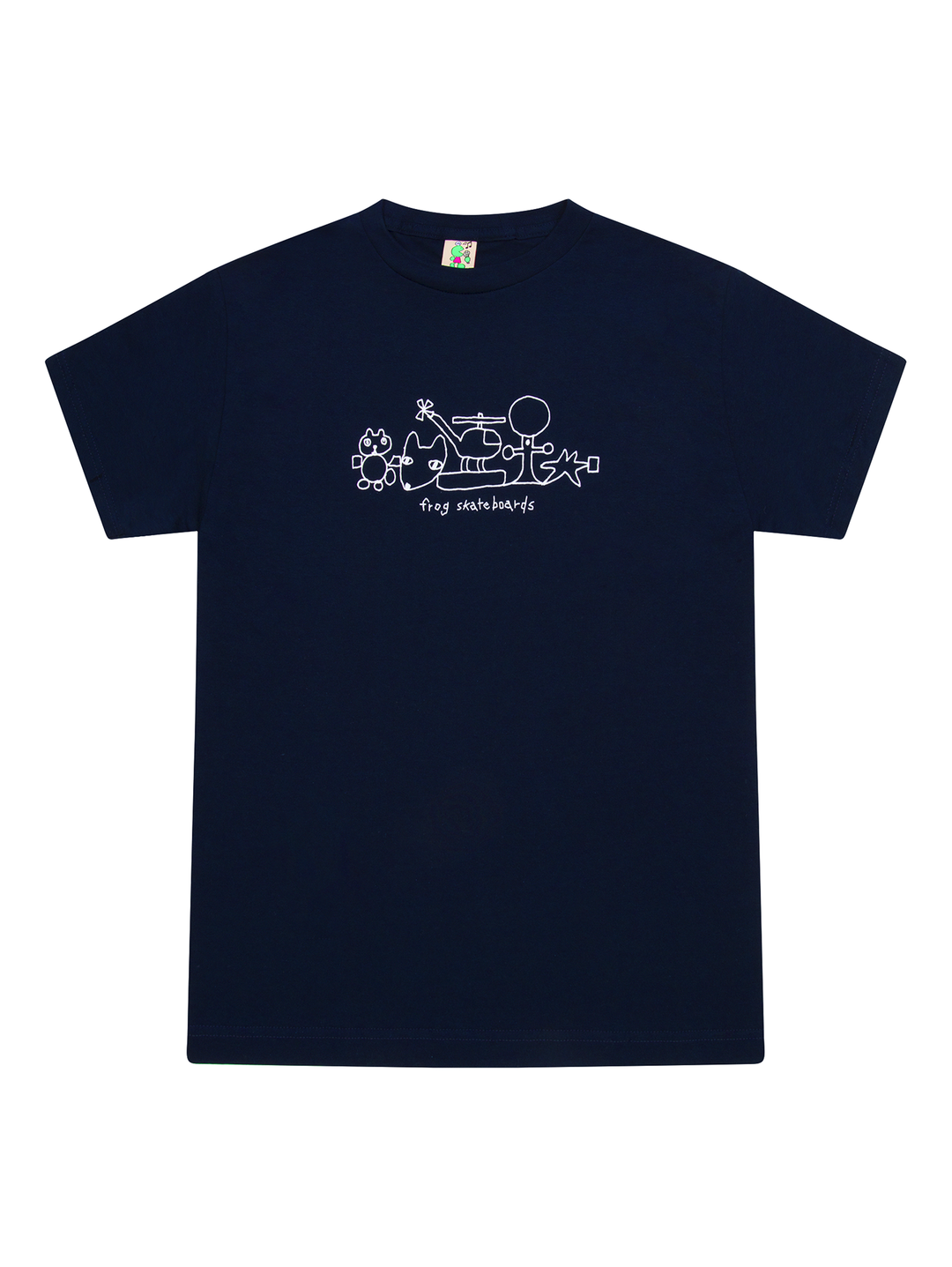 Frog Chopper Tee - Navy