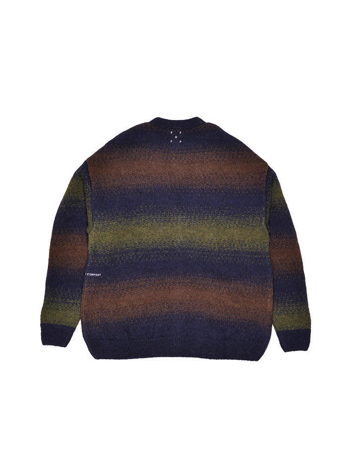 Pop Striped Knitted Cardigan - Delicioso