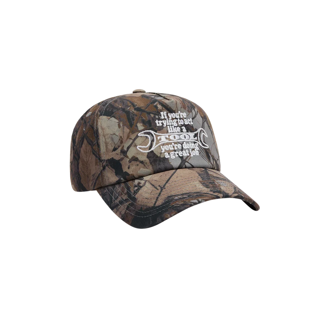 Obey Tool 5 Panel Snapback - Fence Camo