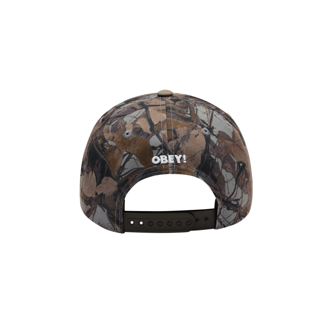 Obey Tool 5 Panel Snapback - Fence Camo