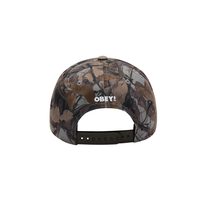 Obey Tool 5 Panel Snapback - Fence Camo