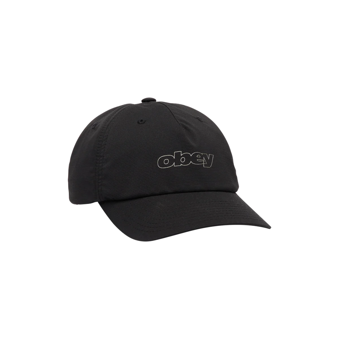 Obey Scamble 5 Panel Strapback - Black