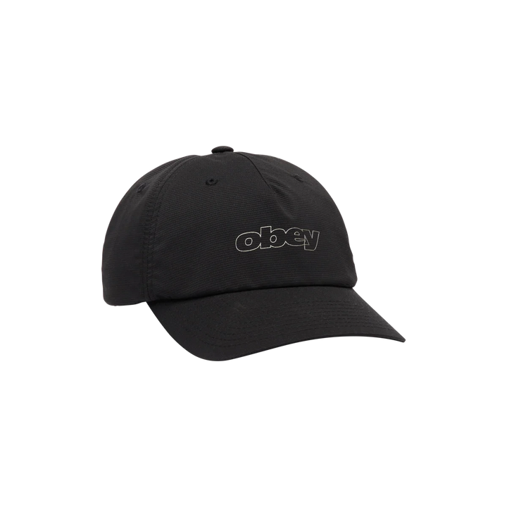 Obey Scamble 5 Panel Strapback - Black