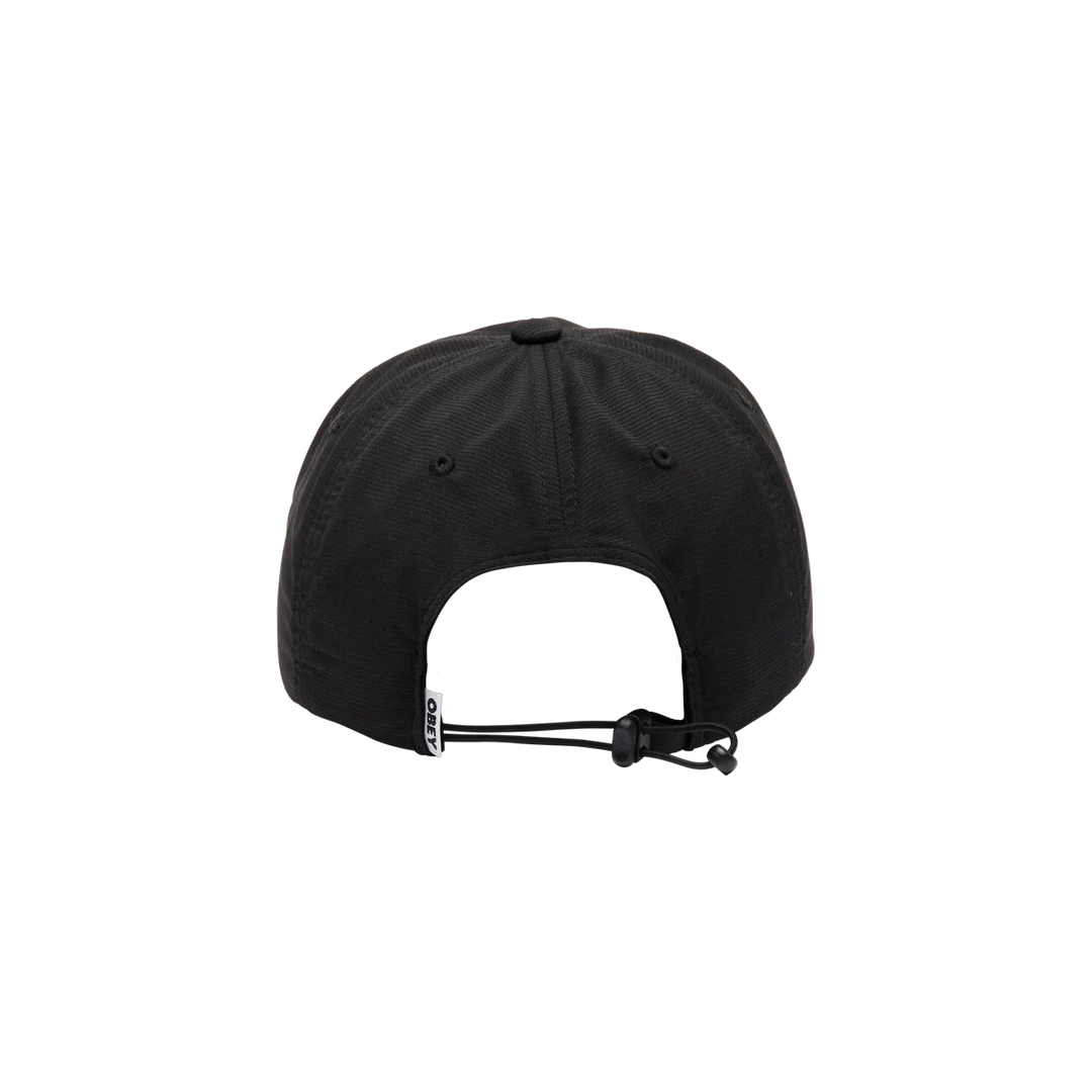 Obey Scamble 5 Panel Strapback - Black