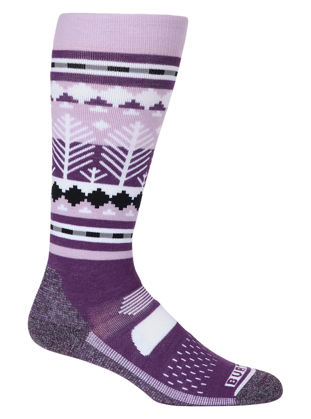2026 Burton Womens Performance Midweight Socks - Snowy Pines