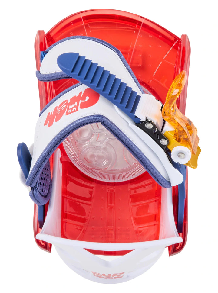 2026 Burton Kid's Grom Binding - Red / Multi