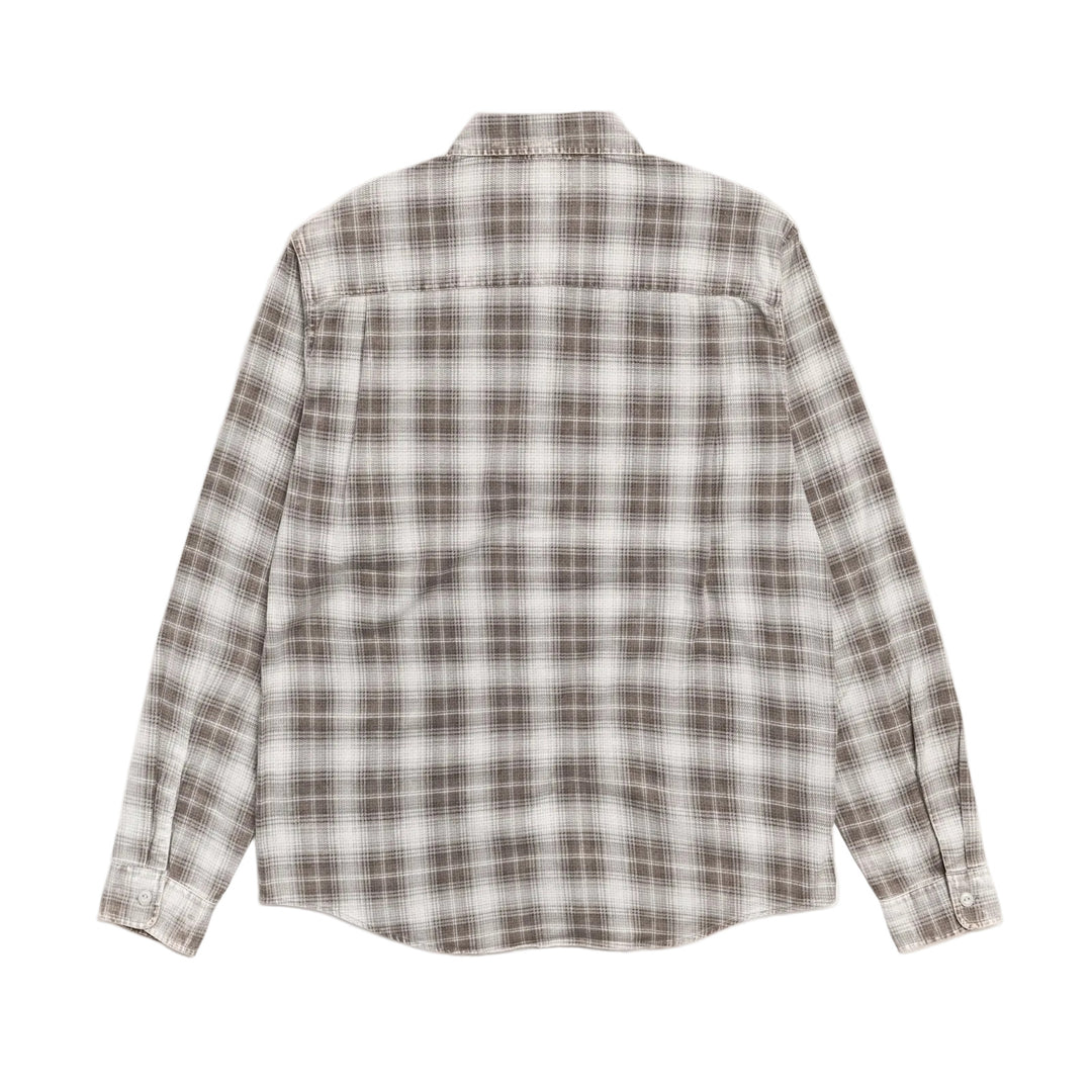 Stussy Dax Plaid LS Shirt - Brown