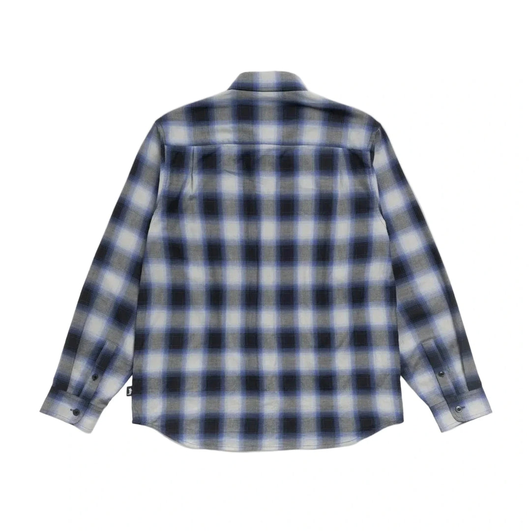 Stussy Beach Ombre Plaid Shirt - Black