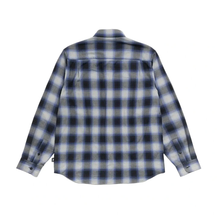 Stussy Beach Ombre Plaid Shirt - Black