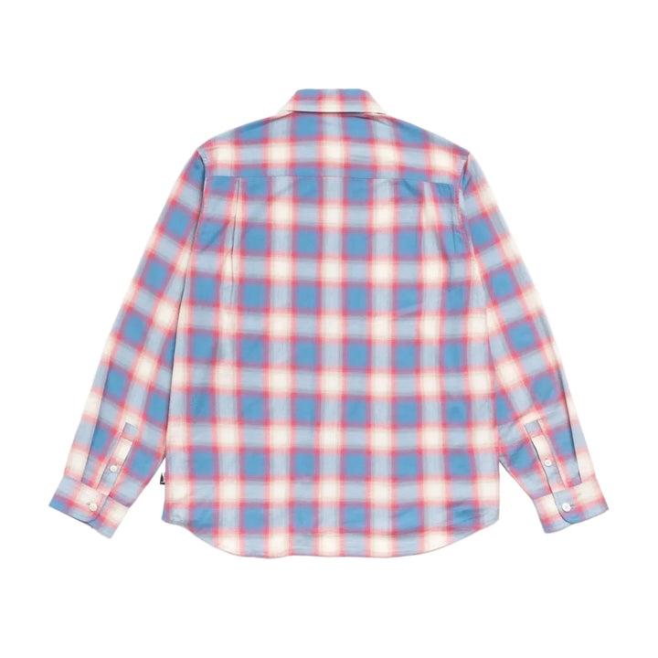 Stussy Beach Ombre Plaid Shirt - Blue