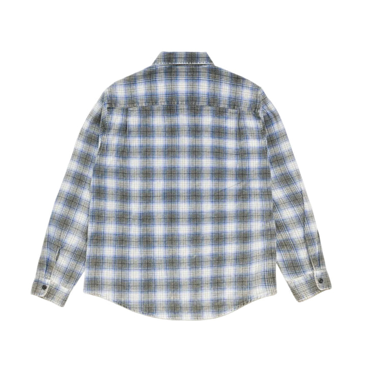 Stussy Dax Plaid LS Shirt - Blue