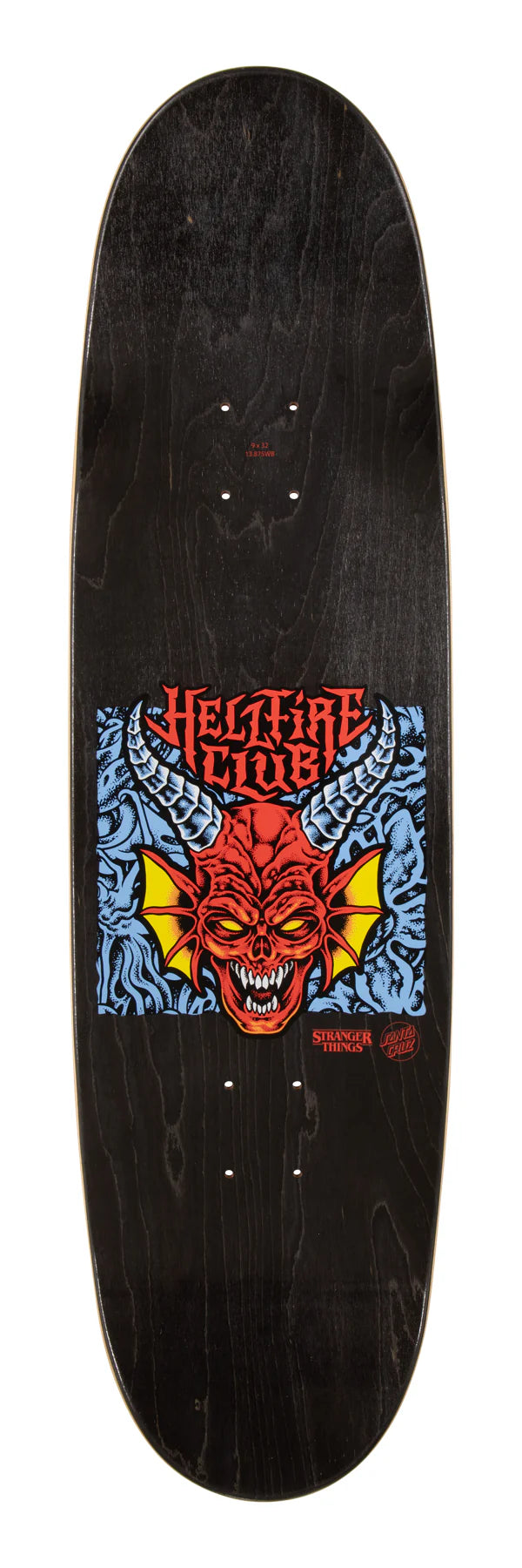 Santa Cruz Stranger Things Hellfire Club Flames - 9.0
