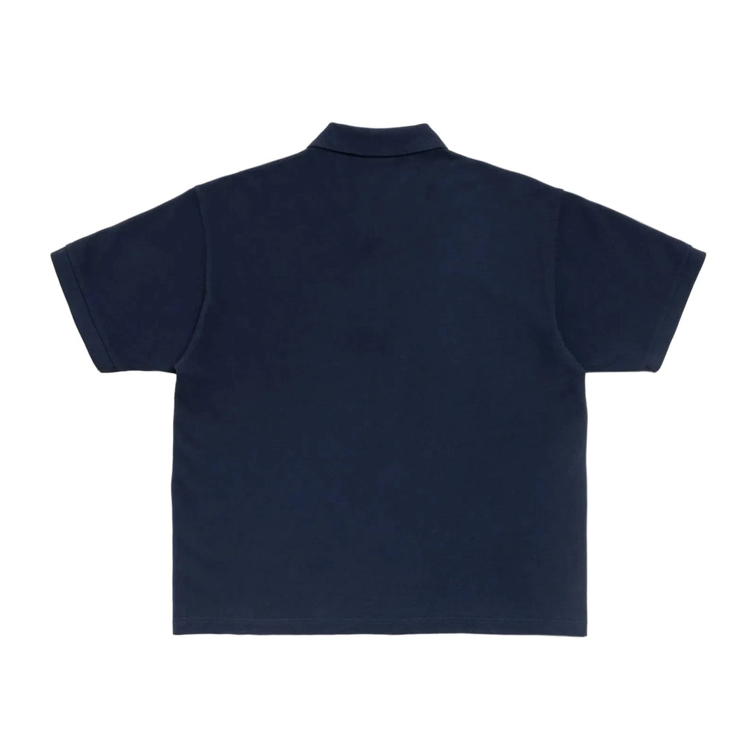 Stussy Classic Pique Polo - Navy