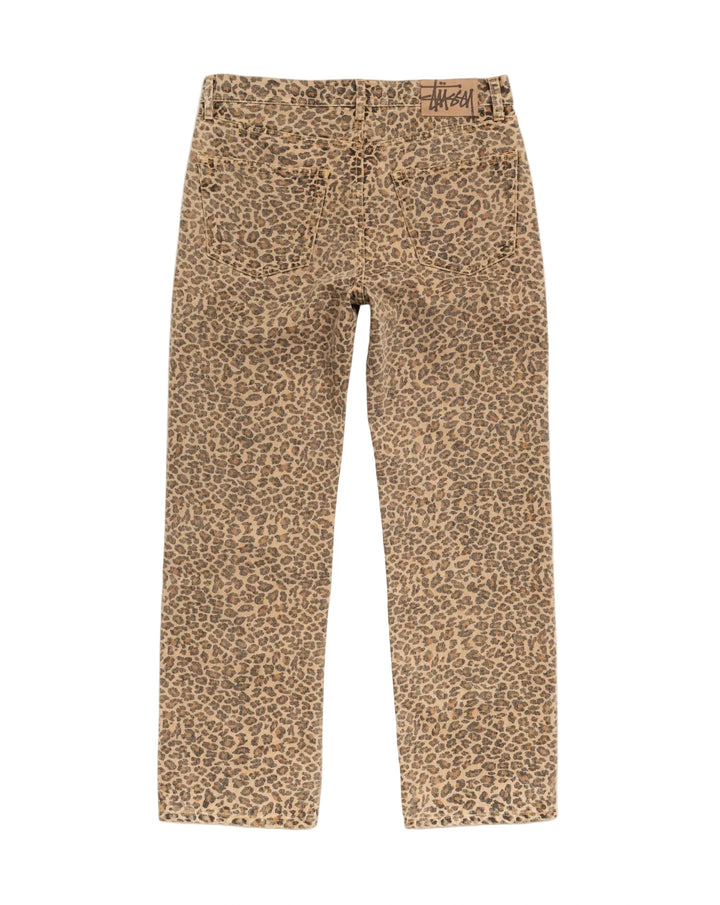 Stussy New Classic Jeans Denim Vtg - Leopard