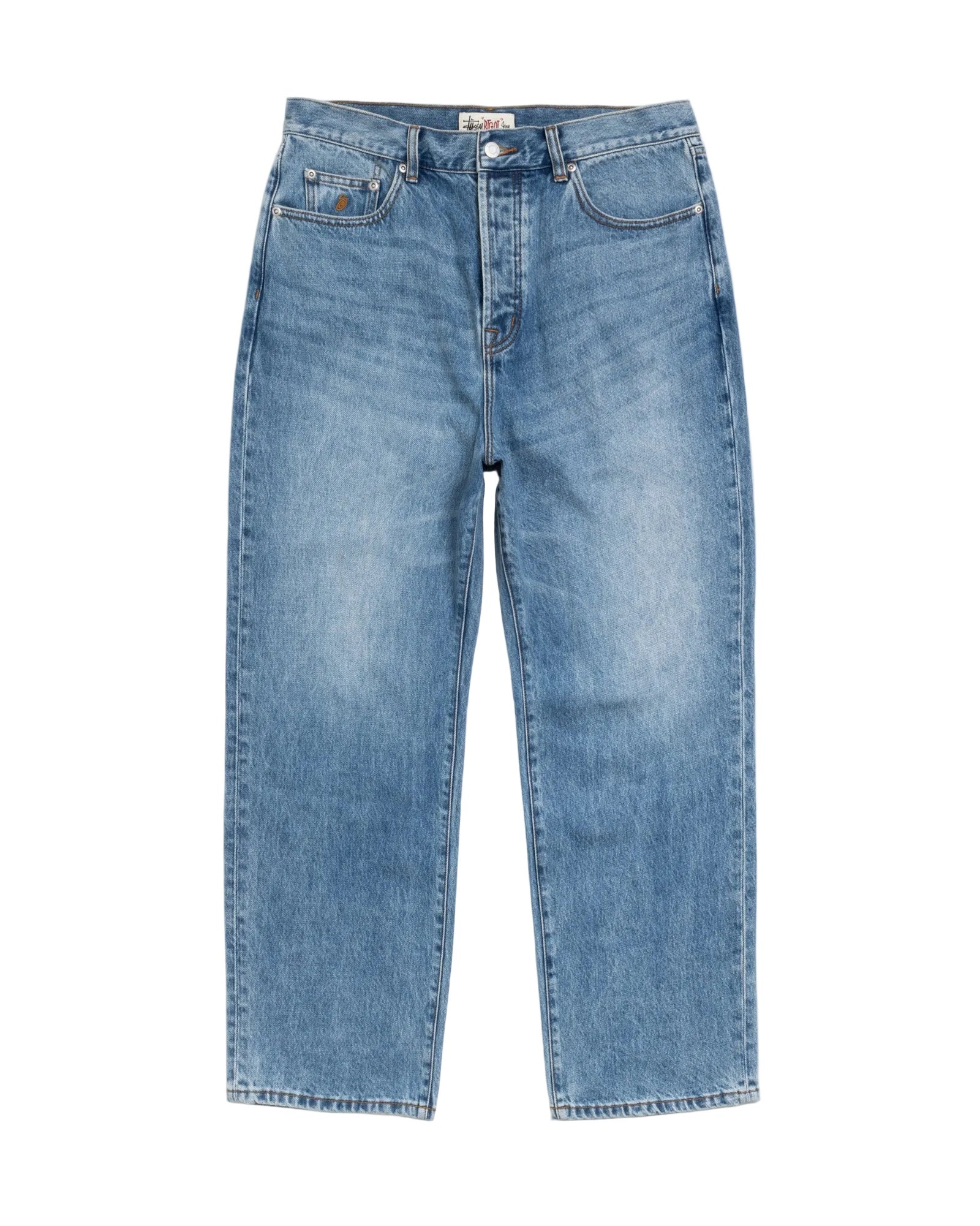 Stussy Big Ol' Jean Denim - Indigo Stone Wash – Civil