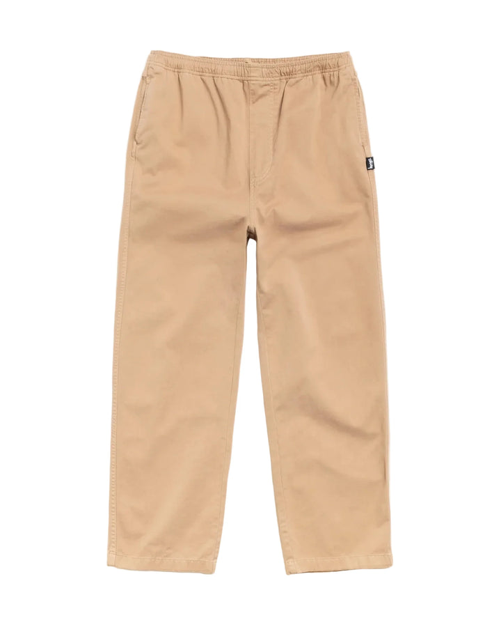 Stussy Beach Pant Cotton Twill - Khaki