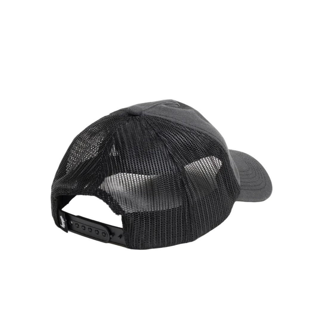 Stussy HC Ghost Logo Trucker - Black
