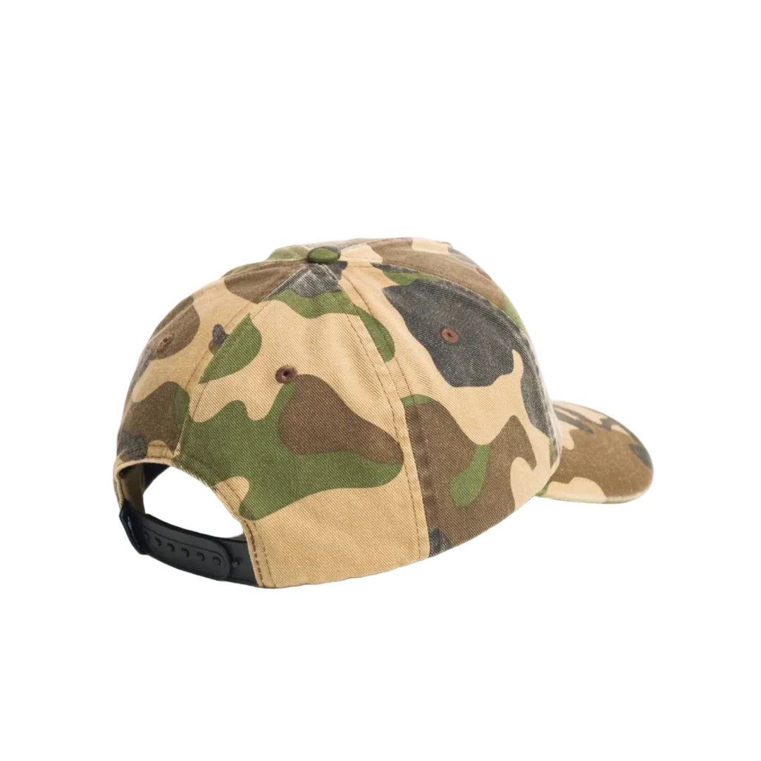 Stussy Big Stock Mid-Depth Snapback - Camo