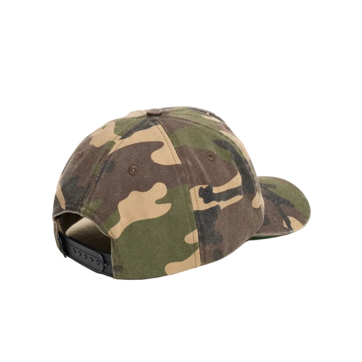 Stussy Mid-Depth Big Stock Snapback - Woodland Camo