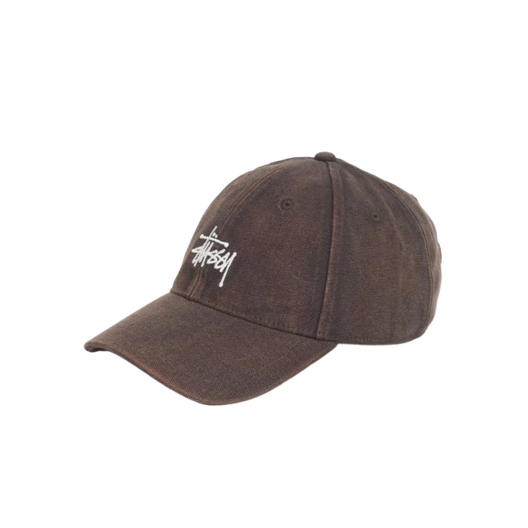 Stussy LP Washed Basic Canvas Cap - Brown