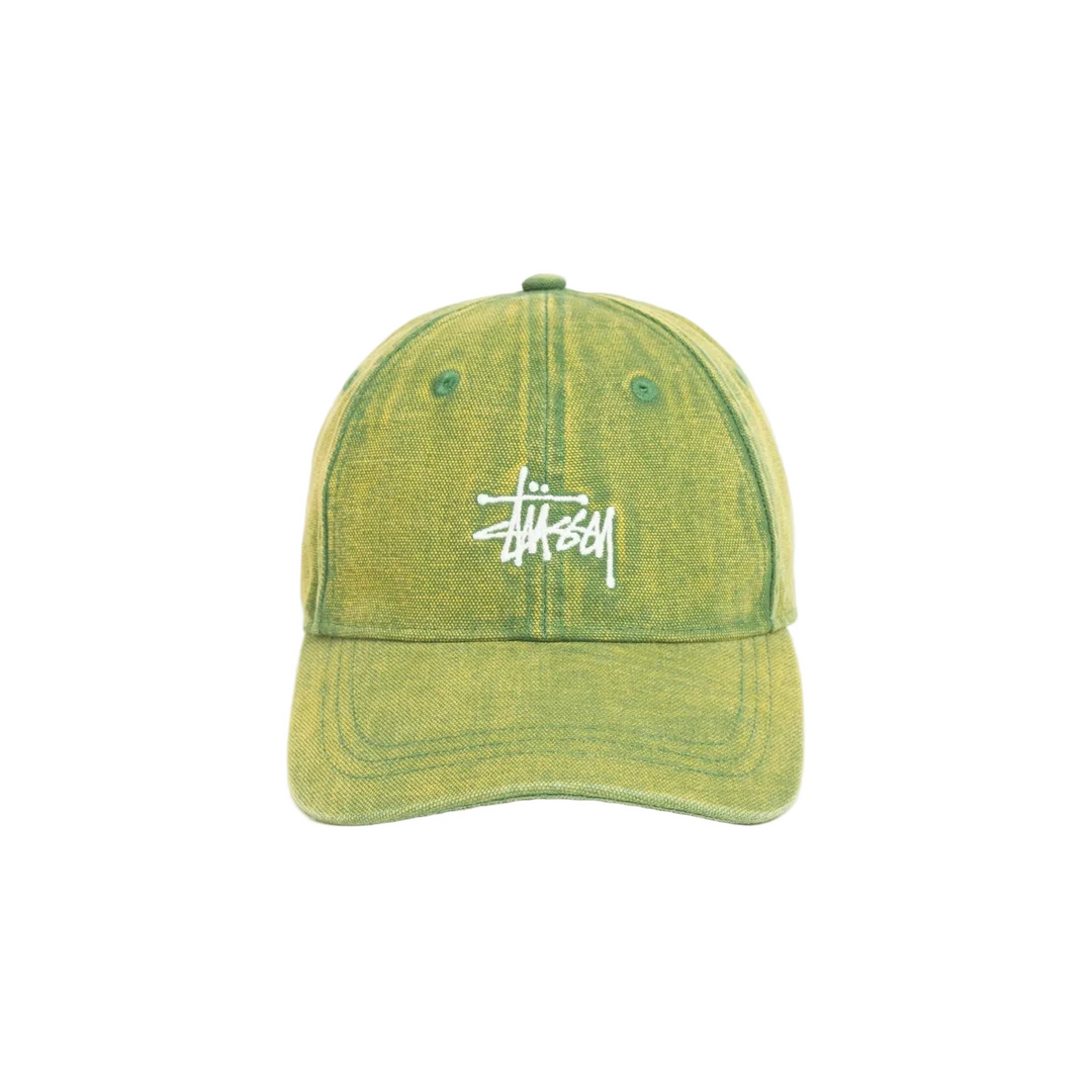 Stussy LP Washed Basic Canvas Cap - Pine