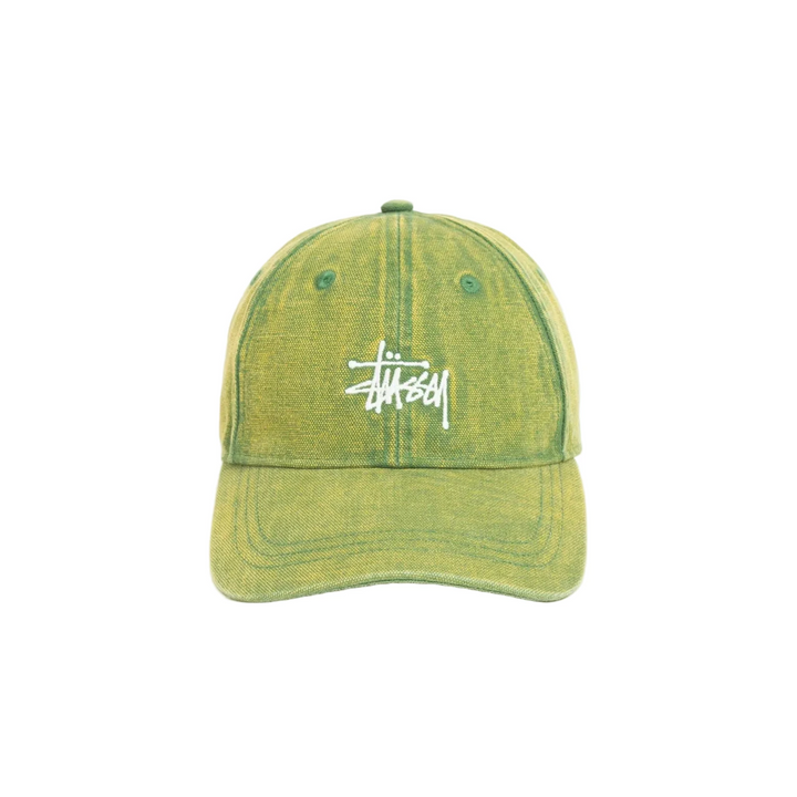 Stussy LP Washed Basic Canvas Cap - Pine